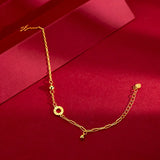 LOVE 24KT Chain Bracelet for Woman