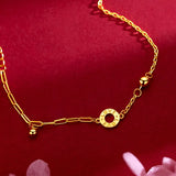 LOVE 24KT Chain Bracelet for Woman