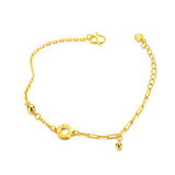 LOVE 24KT Chain Bracelet for Woman