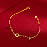 LOVE 24KT Chain Bracelet for Woman