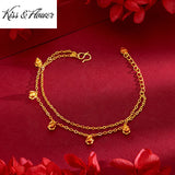 Lily of the Valley Bracelet 24KT Chain