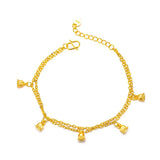 Lily of the Valley Bracelet 24KT Chain