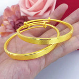 BR34 Matte 24KT Resizable Bracelet Bangle for Women