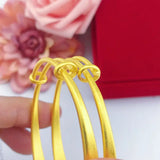 BR34 Matte 24KT Resizable Bracelet Bangle for Women