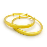 BR34 Matte 24KT Resizable Bracelet Bangle for Women