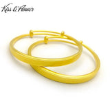 BR34 Matte 24KT Resizable Bracelet Bangle for Women