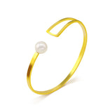 Vintage 24KT Opening Bracelet Bangle - Fine Jewelry Woman Birthday Gift