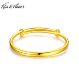 24KT Resizable Bracelet Bangle for Woman Gift