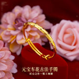 Vintage 24KT Ingots Bracelet Bangle Resizable