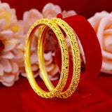 BR88 Hollow Flower 24KT Bracelet Bangle