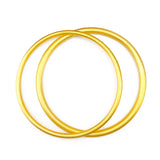 BR91 24KT Bracelet Bangle - Thin Round Jewelry for Women