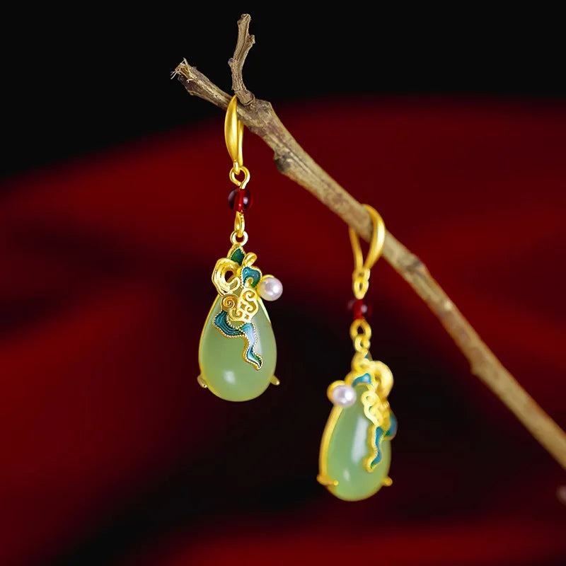 ER16 Water Drop 24KT Drop Earrings