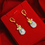 ER16 Water Drop 24KT Drop Earrings
