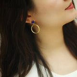 ER230 24KT Stud Earrings for Women - Fine Jewelry Mother Gift