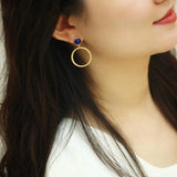 ER230 24KT Stud Earrings for Women - Fine Jewelry Mother Gift
