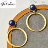 ER230 24KT Stud Earrings for Women - Fine Jewelry Mother Gift