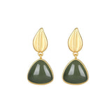 ER285 Triangle 24KT Stud Earring for Women