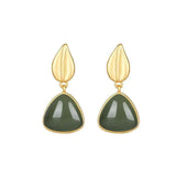 ER285 Triangle 24KT Stud Earring for Women