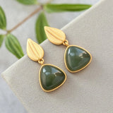 ER285 Triangle 24KT Stud Earring for Women