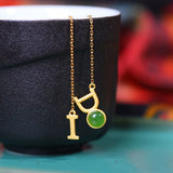 ER293 24KT Earrings Ear Lines - I Do Gift
