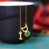 ER293 24KT Earrings Ear Lines - I Do Gift