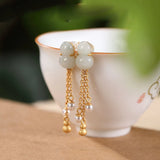 Vintage Calabash 24KT Stud Earring for Women