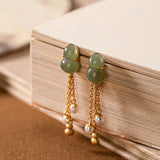 Vintage Calabash 24KT Stud Earring for Women
