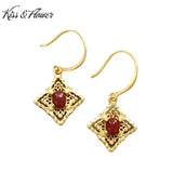 ER300 Agate 24KT Drop Earring for Women