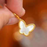 ER303 24KT Butterfly Drop Earring for Wedding, Birthday, Mother