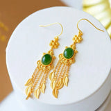 ER365 Vintage Tassel 24KT Drop Earrings