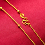 NK02 24KT Chain Necklace for Women - Hot Birthday Wedding Gift