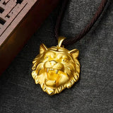 NK313 Tiger 24KT Pendant Necklace - Hot Woman Man Party Birthday Wedding Gift