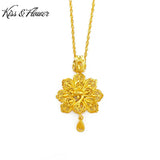 NK59 Fine Jewelry Peacock 24KT Pendant Necklaces