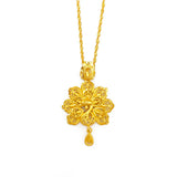 NK59 Fine Jewelry Peacock 24KT Pendant Necklaces