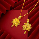 NK59 Fine Jewelry Peacock 24KT Pendant Necklaces