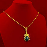 NK68 Flower Pendant Necklace 24KT Women's Jewelry Gift