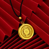 Vintage Hollow 24KT Pendant Charm Jewelry Gift