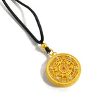 Vintage Hollow 24KT Pendant Charm Jewelry Gift