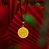 Vintage Hollow 24KT Pendant Charm Jewelry Gift