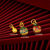 PD13 24KT Fortune Gobbler Pendant Charm Gift for Woman Girl Mother