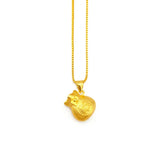 PD23 24KT Fortune Bag Pendant Charm Gift