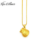 PD23 24KT Fortune Bag Pendant Charm Gift