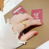 Vintage Ingots 24KT Resizable Gold Ring