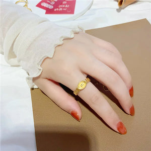 Vintage Ingots 24KT Resizable Gold Ring