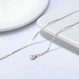 925 Silver Flat Beads Chain Anklets for Women - Silver 925 Jewelry