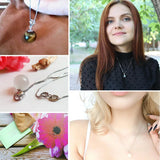 Turquoise Opal Choker Necklace 925 Sterling Silver Natural Stone Pendant