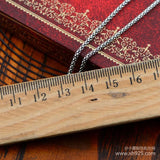 925 Sterling Silver Jewelry Flake Chain 50 Cm Long Necklace Men Women