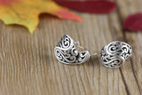 S925 Sterling Silver Xiangyun Retro Ear Buckle