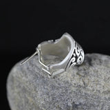 S925 Sterling Silver Xiangyun Retro Ear Buckle