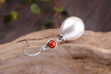 S925 Sterling Silver Beaded Women's Earrings
